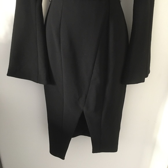 NICHOLAS Black Textured Crepe Blazer Dress - Picture 2 of 13